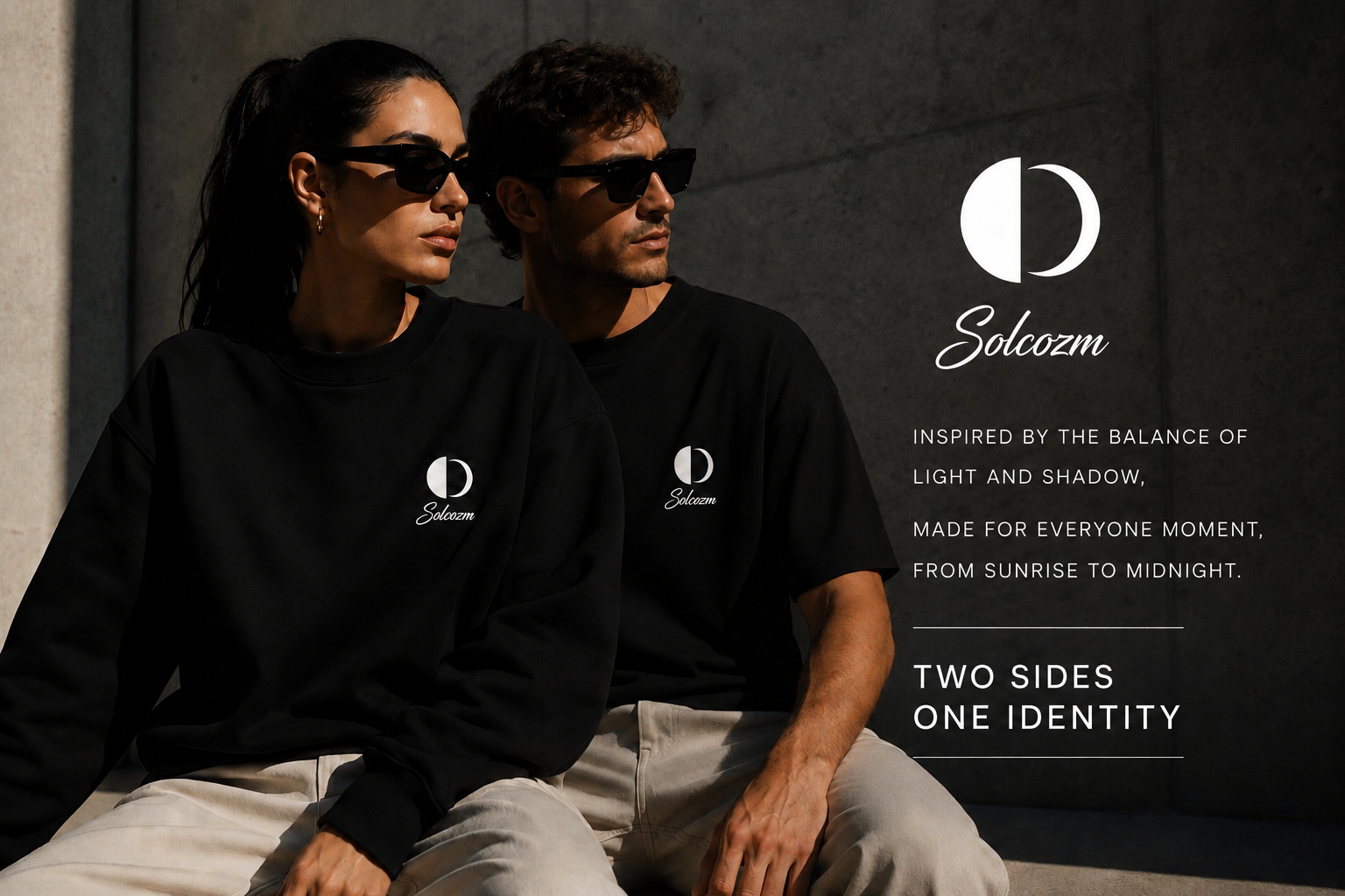 Dettaglio capo SOLCOZM, banner promozionale homepage