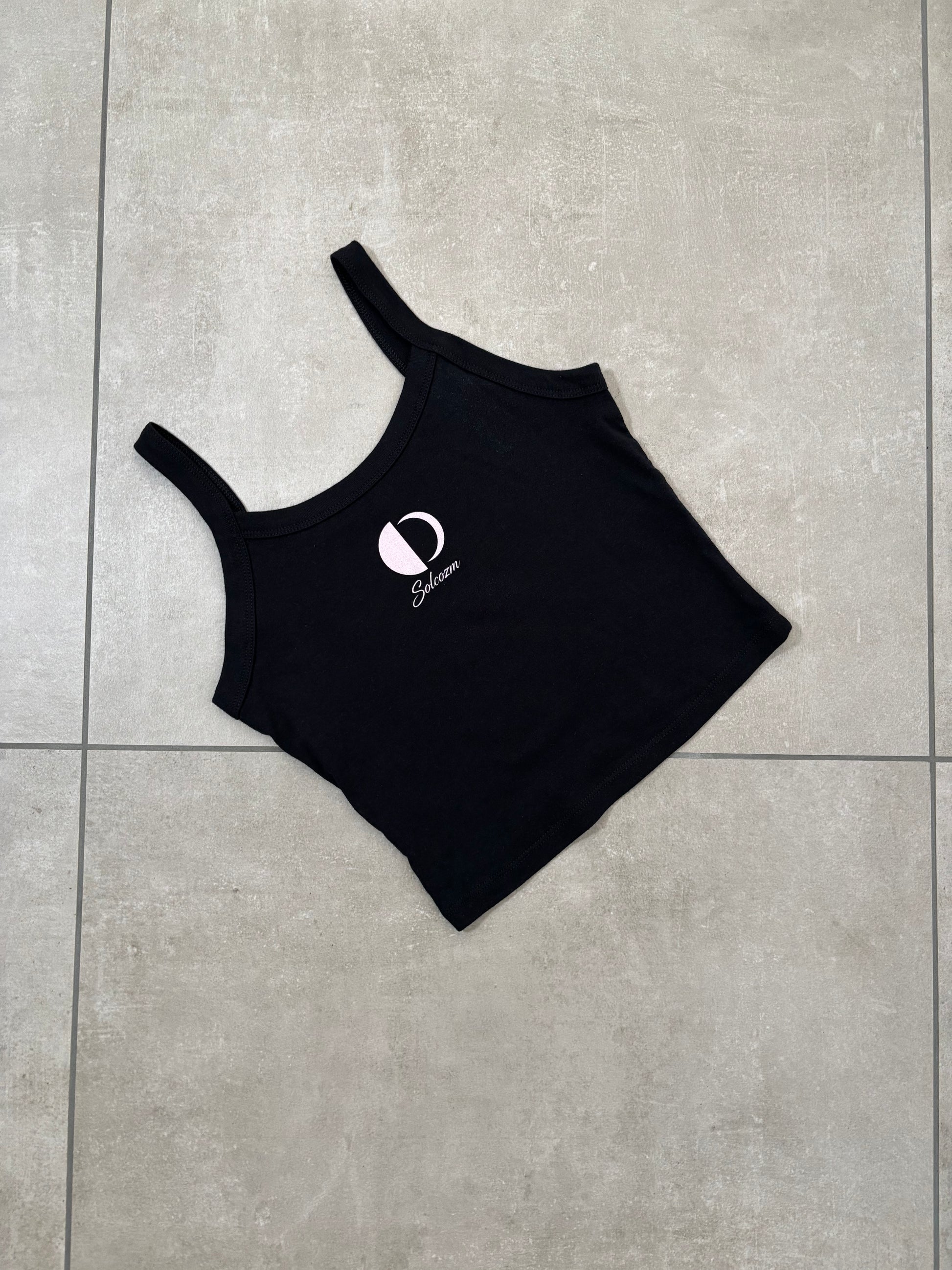 Solcozm Tank Top – Midnight Black – SOLCOZM streetwear premium svizzero (foto 5)