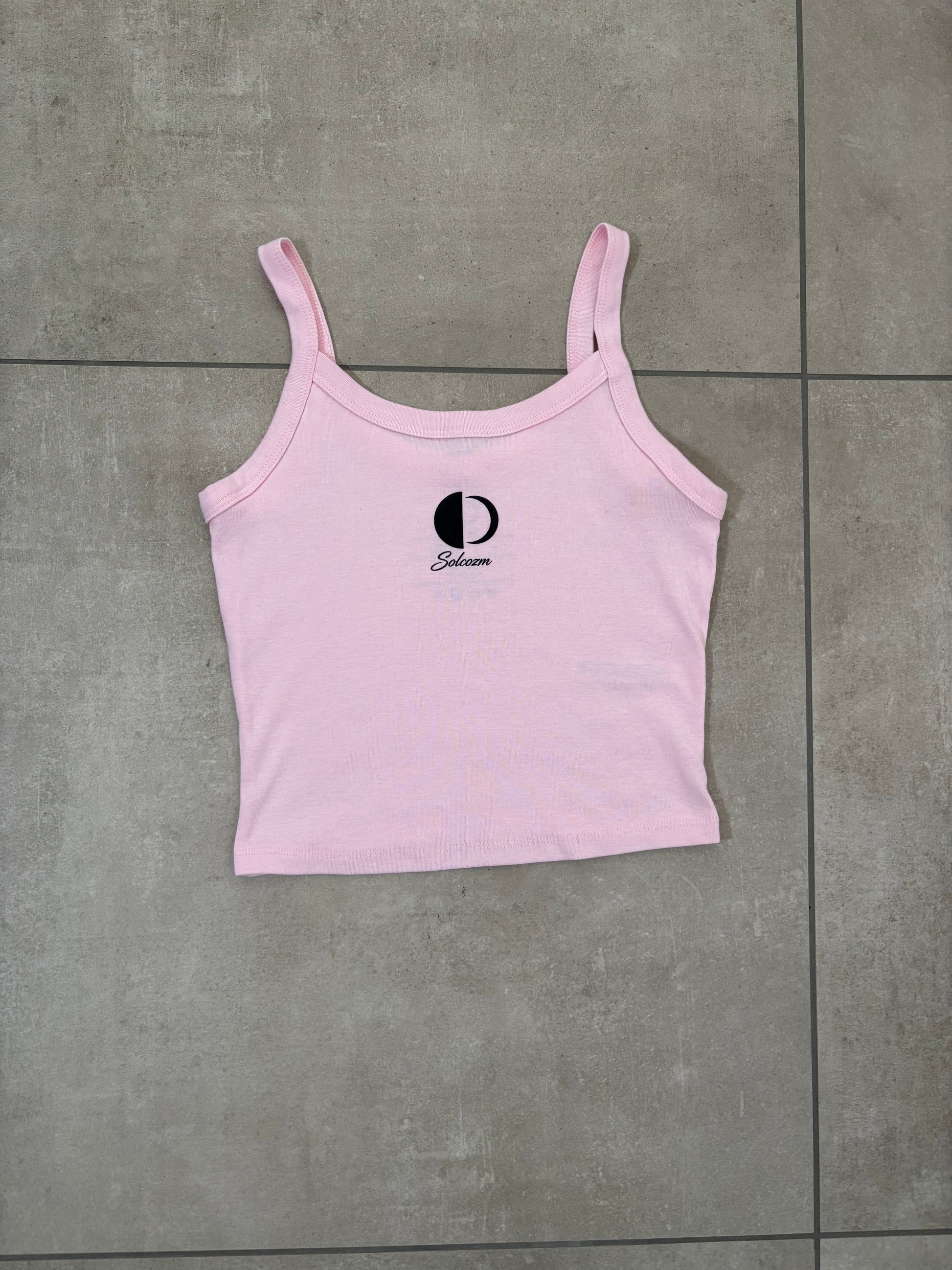Solcozm Tank Top – Blush Pink – SOLCOZM streetwear premium svizzero (foto 3)