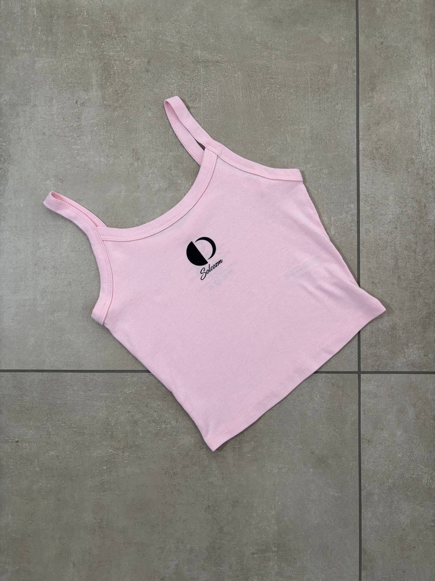 Solcozm Tank Top – Blush Pink – SOLCOZM streetwear premium svizzero (foto 5)