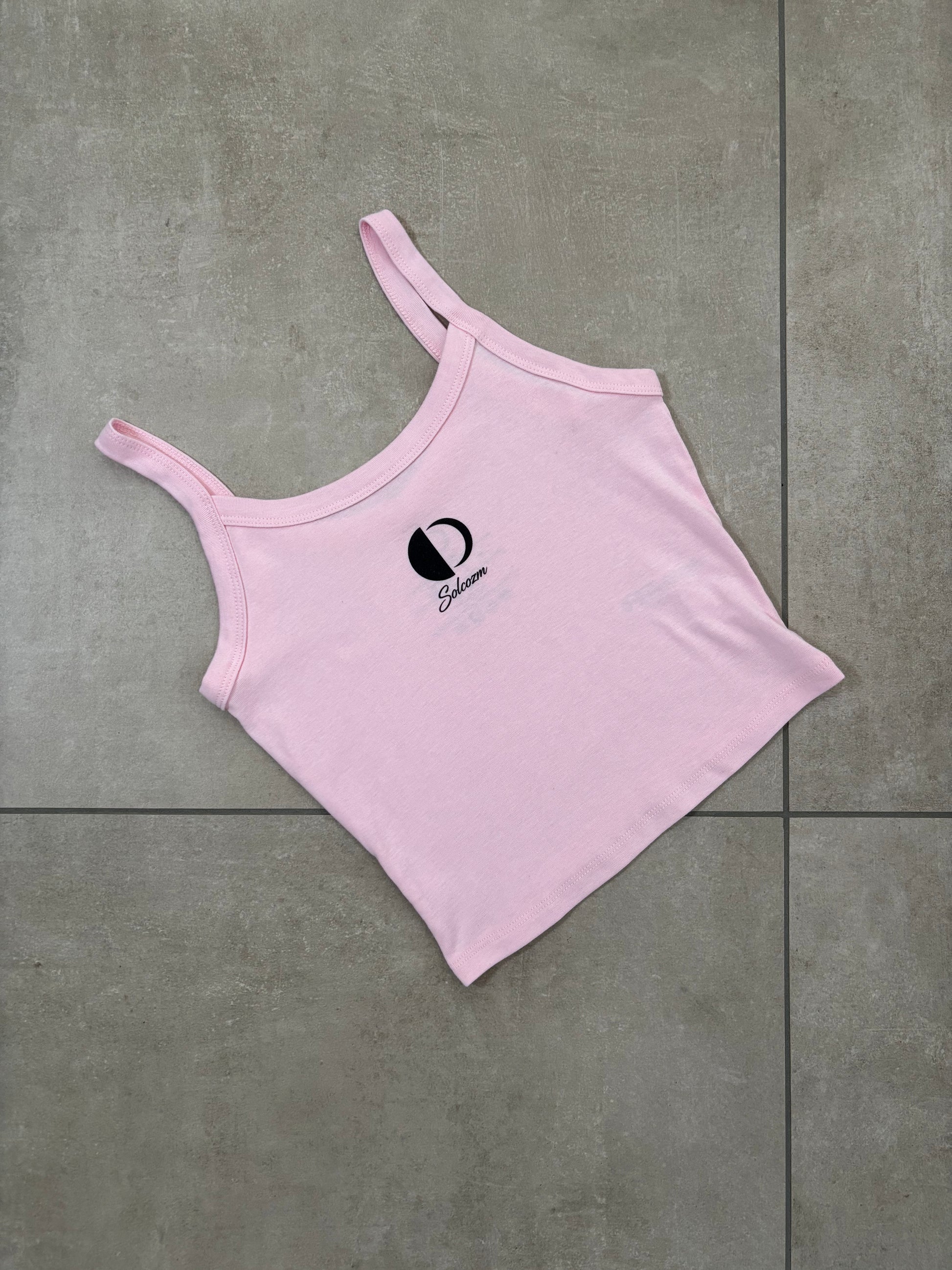 Solcozm Tank Top – Blush Pink – SOLCOZM streetwear premium svizzero (foto 5)