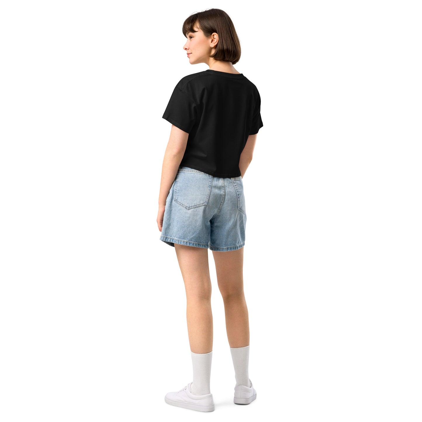 Solcozm Midnight Crop Top – SOLCOZM streetwear premium svizzero (foto 3)