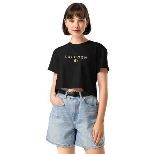 Solcozm Midnight Crop Top – SOLCOZM streetwear premium svizzero (foto 1)