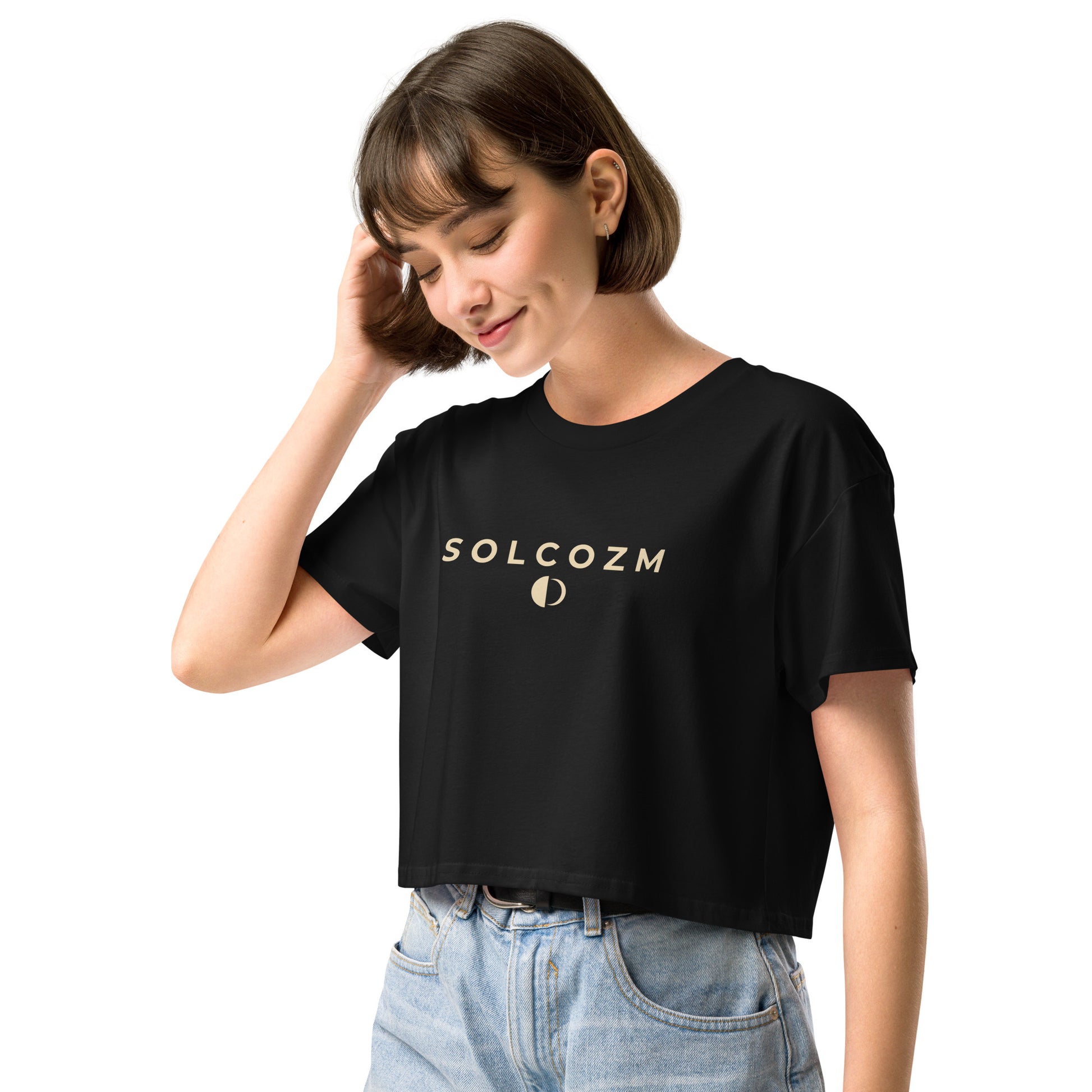 Solcozm Midnight Crop Top – SOLCOZM streetwear premium svizzero (foto 2)